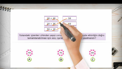 10 ve 10 un kati olan sayilari zihinden toplayalim 2 sinif matematik morpa kampus